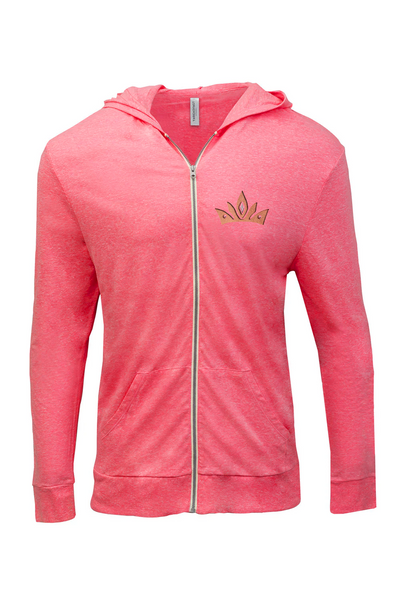 The Queen Of Clean Comedy Pink Zip Hoodie